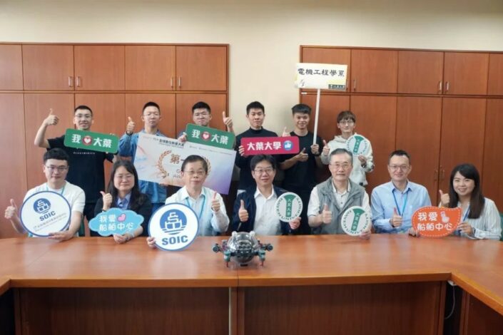 大葉大學電機系與船舶中心合作開發水下智慧遙控載具勇奪第一名